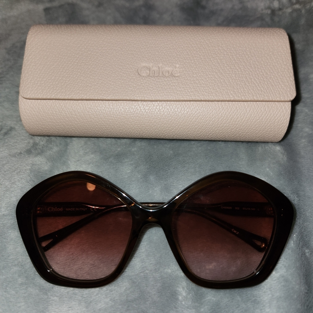 chloé pink sunglasses